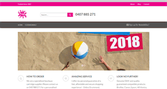 Desktop Screenshot of pinkprintingsupplies.com.au