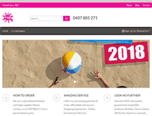 Tablet Screenshot of pinkprintingsupplies.com.au